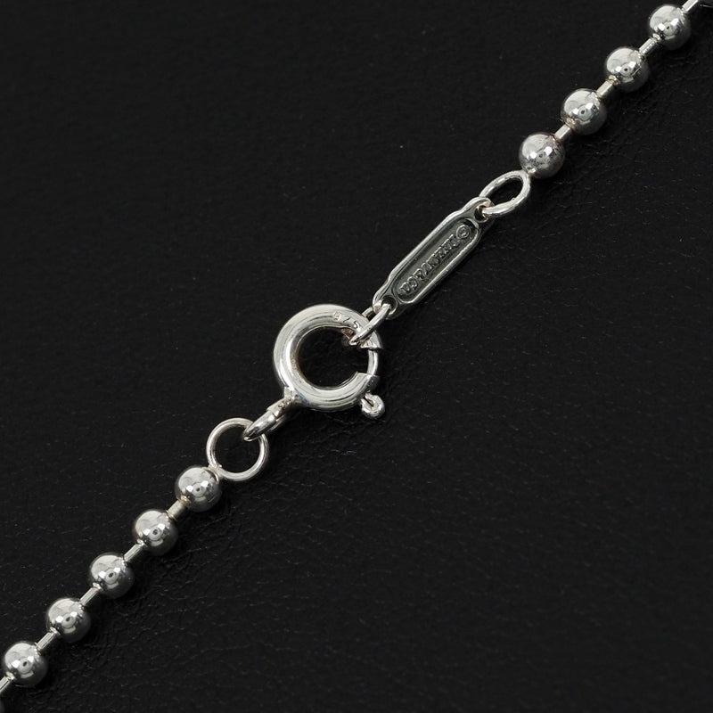 [TIFFANY & CO.] Tiffany 1837 Clip Mochi Long Chain Silver 925 Ladies Necklace A Rank