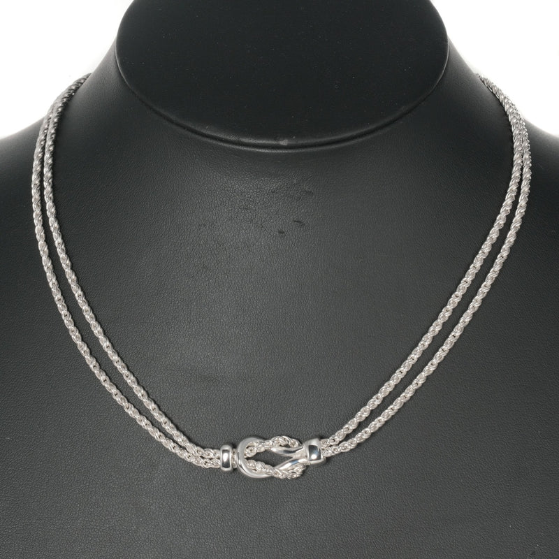 [Tiffany＆Co。] Tiffany Double Rope Vintage Silver 925女士项链