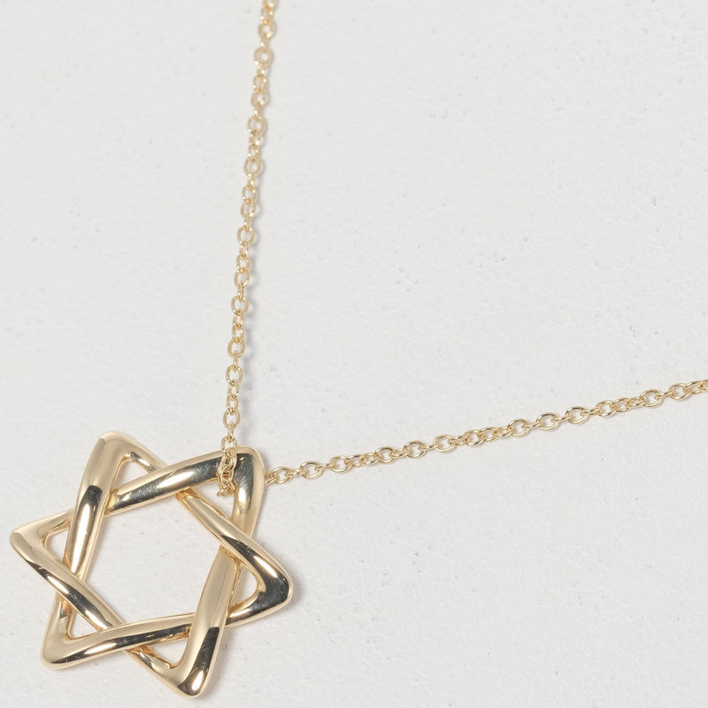 Sold at Auction: T&CO. STERLING STAR OF DAVID NECKLACE,15.5IN