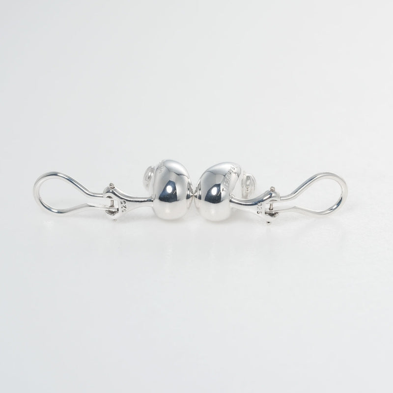 [Tiffany＆Co。]蒂法尼 
 豆耳环 
 Elsa Pelette Silver 925大约7.78克女士