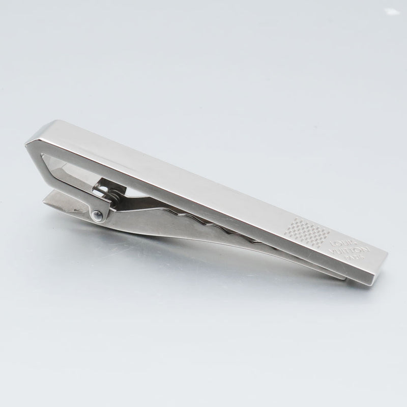 [LOUIS VUITTON] Louis Vuitton Damier Tyclip M61028 Men's Type Pin made of metal