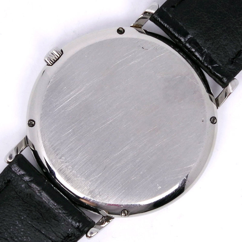 [IWC] International Watch Company Port Finodate Acero inoxidable x Cuero de cuero Analógico l Display Men White Dial Watch