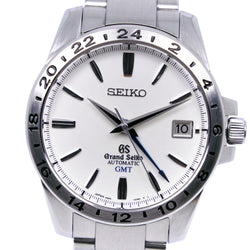 [Seiko] Seiko Grand Seiko Mechanical GMT 9S66-00B0 SBGM025 Silver de acero inoxidable Men de viento automático de viento blanco Diale White A-A-Rank