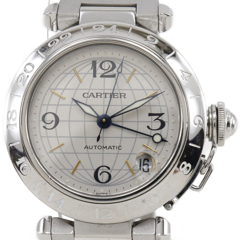 CARTIER】カルティエ パシャＣ 腕時計 メリディアン GMT W31029M7 