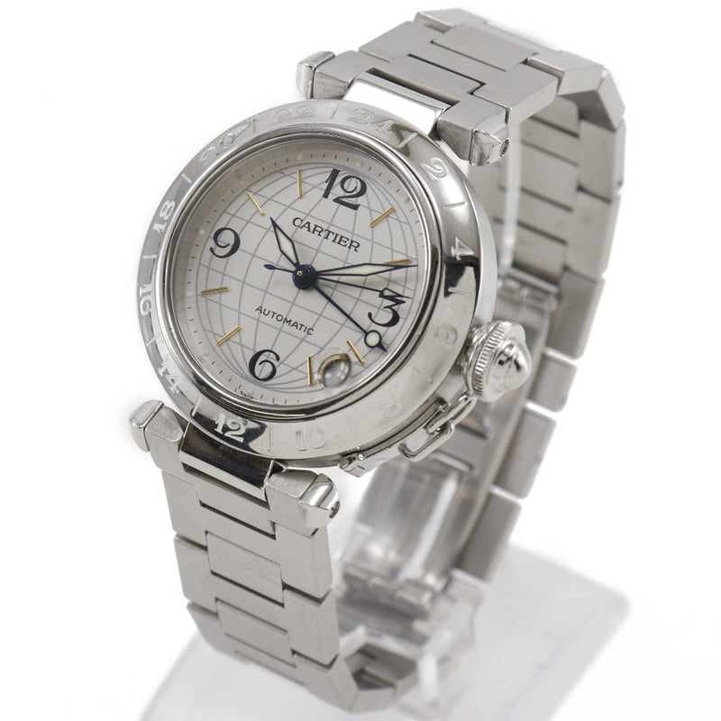 CARTIER】カルティエ パシャＣ 腕時計 メリディアン GMT W31029M7
