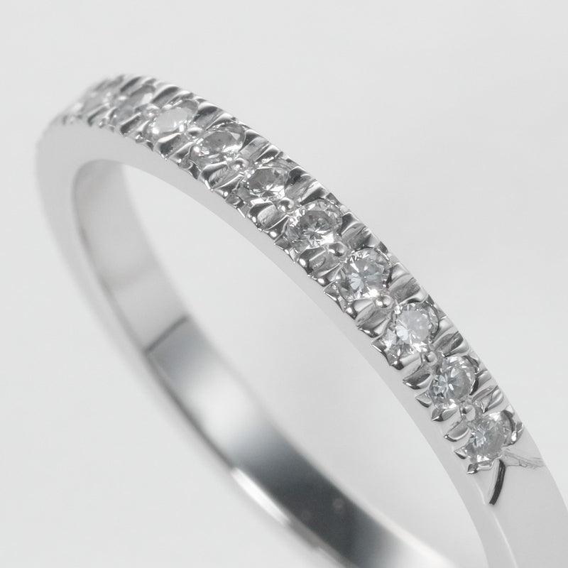 【TIFFANY&Co.】ティファニー ノヴォ ハーフエタニティ 2.88g 2mm Pt950プラチナ×15P ダイヤモンド 7.5号 レディース リング・指輪