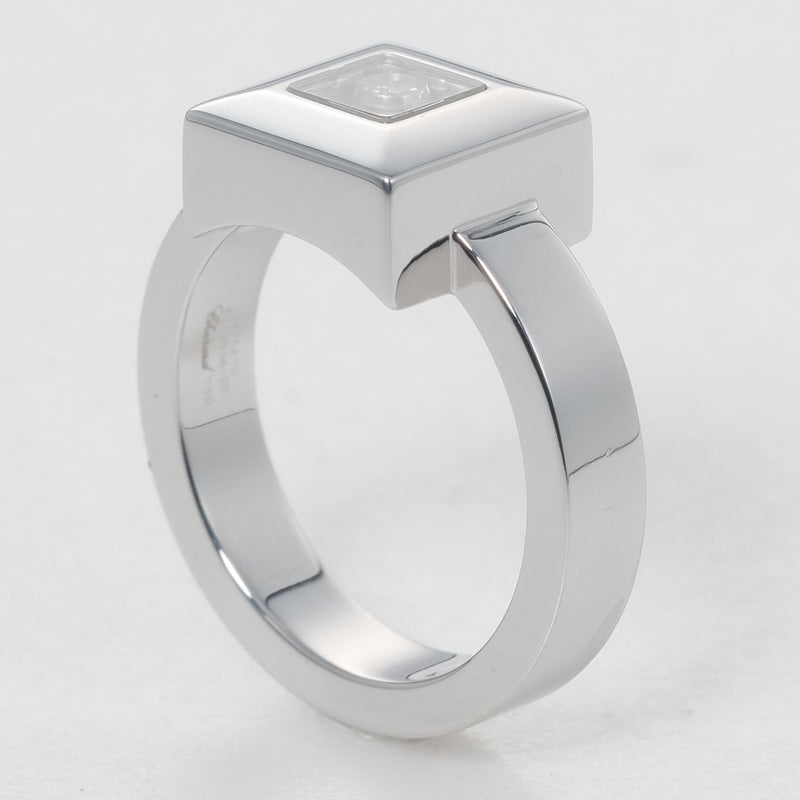[Chopard] Chopard Happy Diamond Square 1p 이동 다이아몬드 82/2938-20 K18 White Gold X Diamond No. 12 Ladies Ring/Ring SA Rank