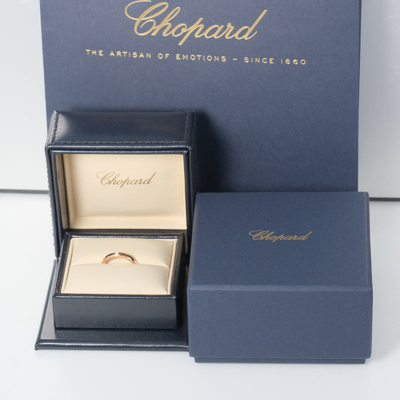 [Chopard] Chopard Ice Cube 1p 827702 K18 Pink Gold X Diamond 7 Ladies Ring / Ring A+Rank