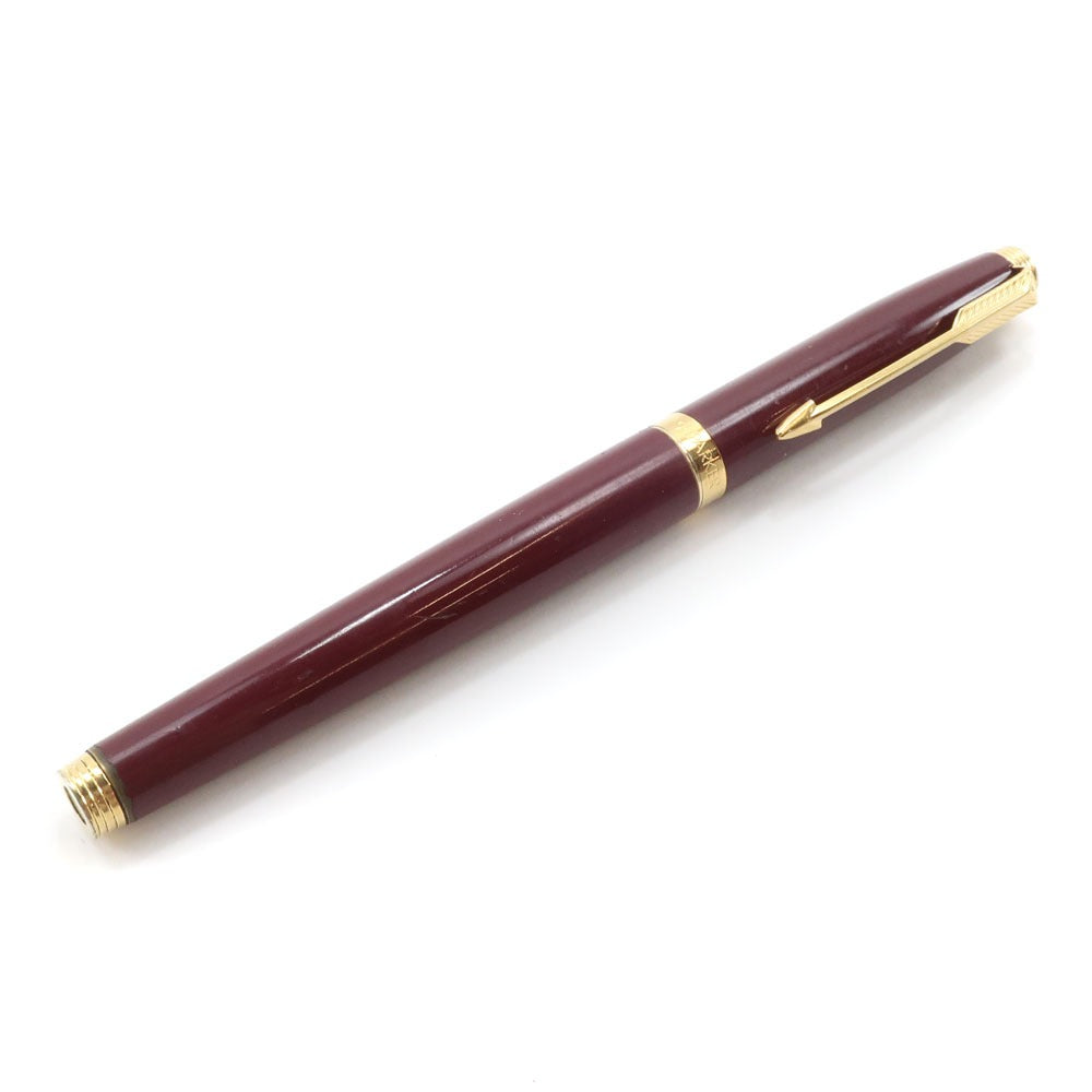 買蔵 PARKER LAQUE 万年筆 14Kペン先 フランス製ボールペン付k353