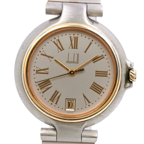 【Dunhill】ダンヒル
 ミレニアム ステンレススチール シルバー クオーツ アナログ表示 ボーイズ グレー文字盤 腕時計