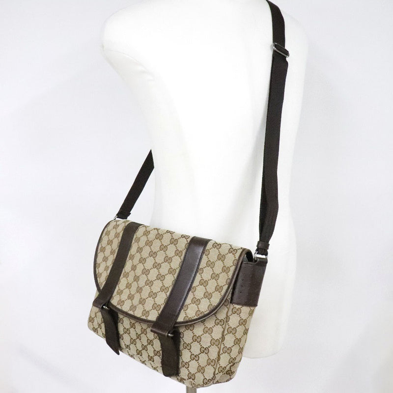 Gucci gg canvas messenger bag shoulder crossbody new arrivals