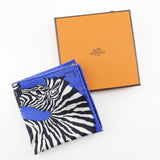 HERMES] Hermes Carenano 20 Zebra Pegasus Zebra Pegasus Silk Blue Ladi –  KYOTO NISHIKINO