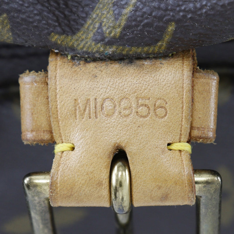 [Louis Vuitton] Louis Vuitton Monsri GM M51135会标帆布茶MI0956刻有男女用中性背包B-rank