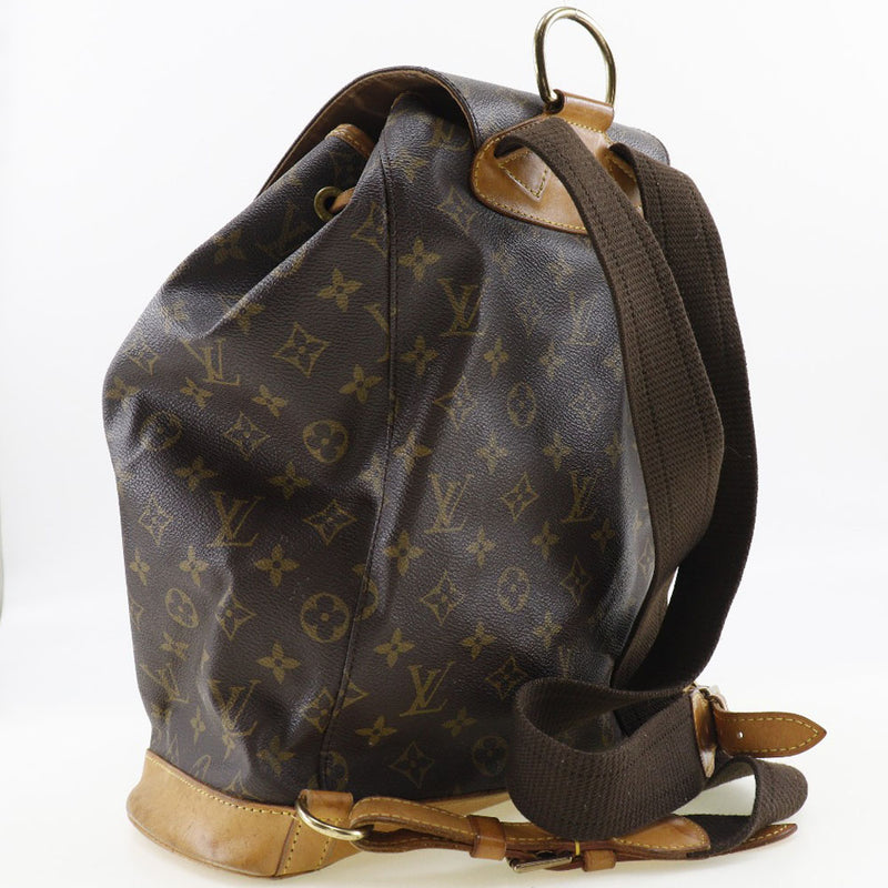 [LOUIS VUITTON] Louis Vuitton Monsri GM M51135 Monogram Canvas tea mi0956 engraved unisex backpack daypack B-Rank