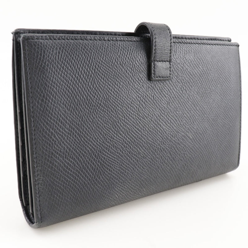 [Celine] Celine leather black ladies long wallet