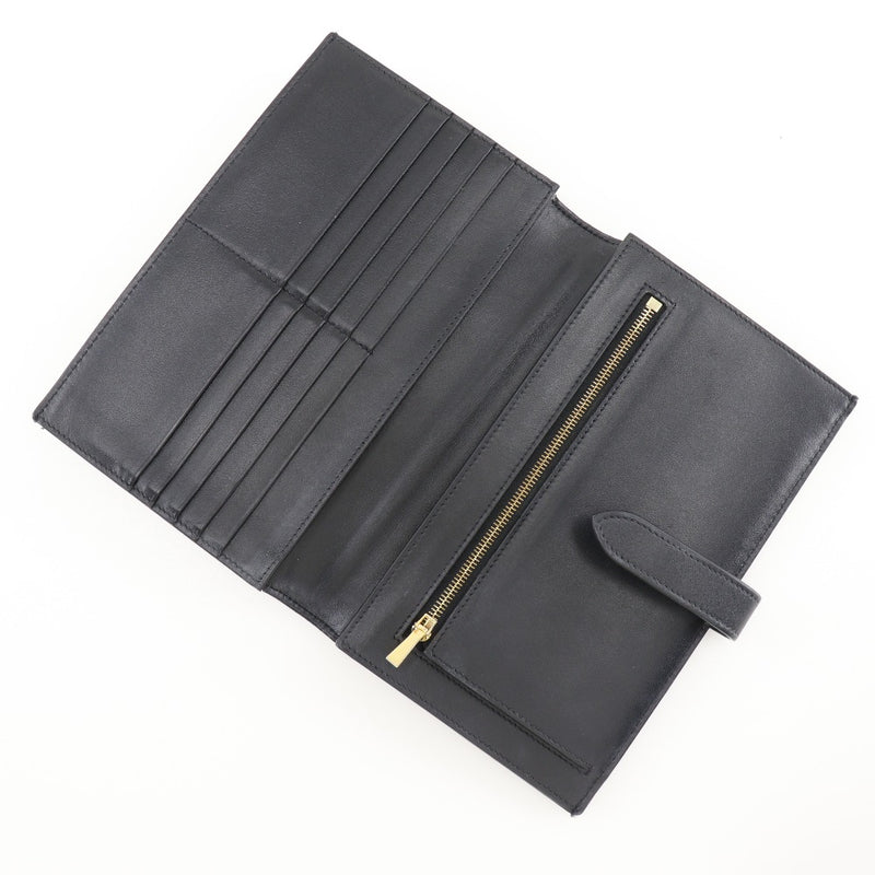 [Celine] Celine leather black ladies long wallet