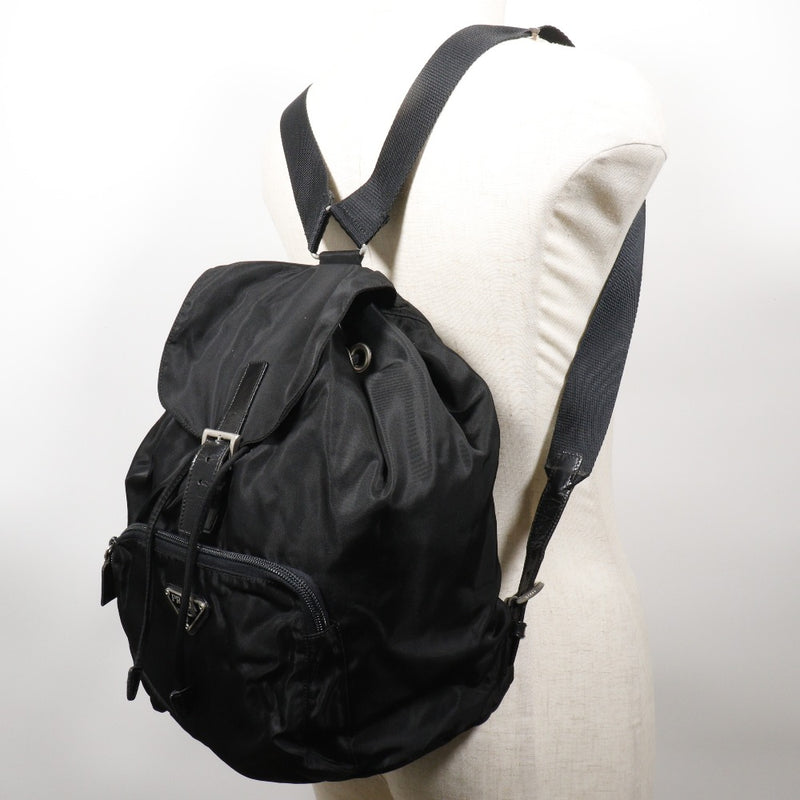 [PRADA] Prada 1029 Nylon Black Ladies Rucksack Daypack