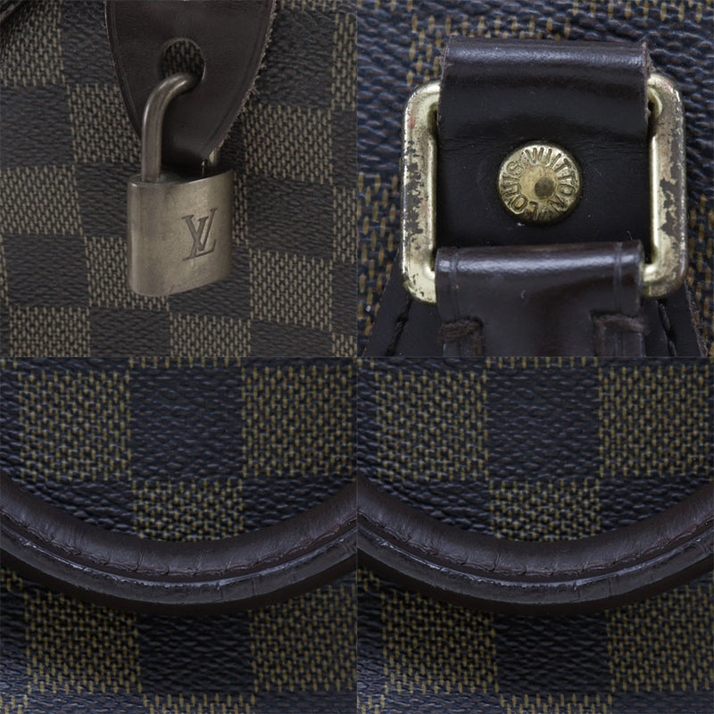 Louis Vuitton Speedy 30 Monogram Handbag Mini Boston Bag Brown