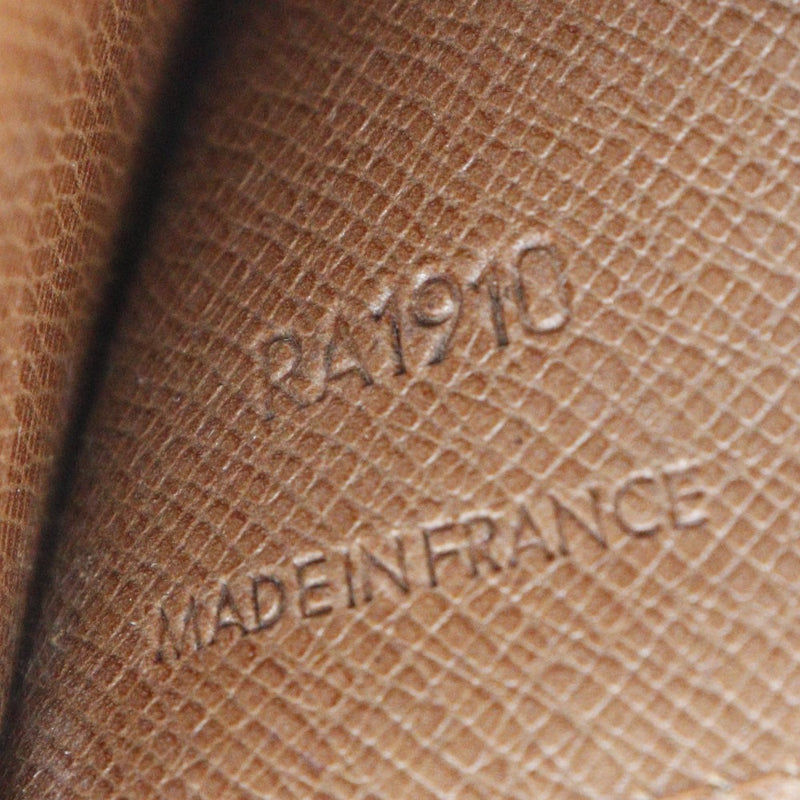 [Louis Vuitton] Louis Vuitton Porto Monvyet Resolor en forma de Z en forma de Z en forma de Z billetera de la marca M61730 Monogram Tea RA1910 Rank B-Rank