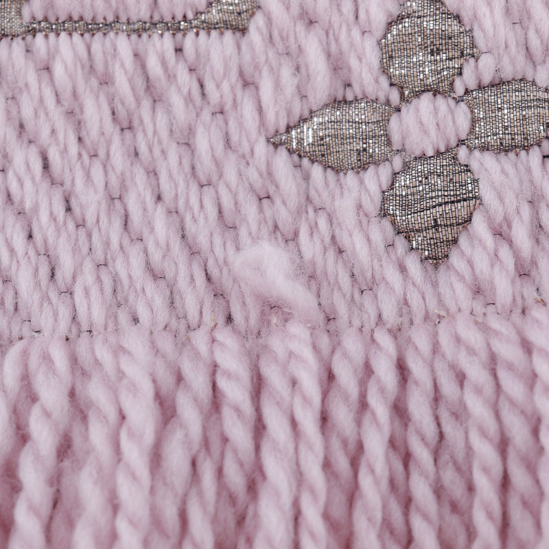 [Louis Vuitton] Louis Vuitton Escalp徽标消声器Shine M70466羊毛X真丝玫瑰芭蕾舞团粉红色GM1129 ESCALP徽标Mania女士女士