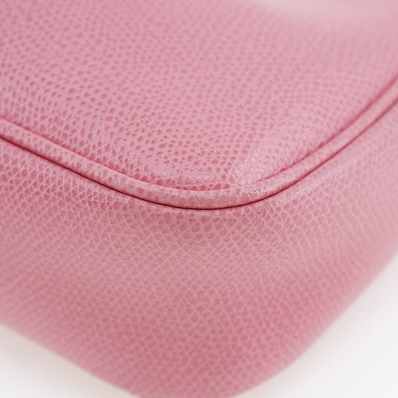 [FURLA] Furla Pouch Ribbon Leather Pink Fastener Ladies