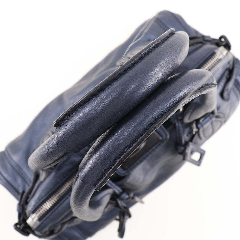 [Chloe] Chloe Paddington Calf Metallic Blue Ladies Shoulder Bag