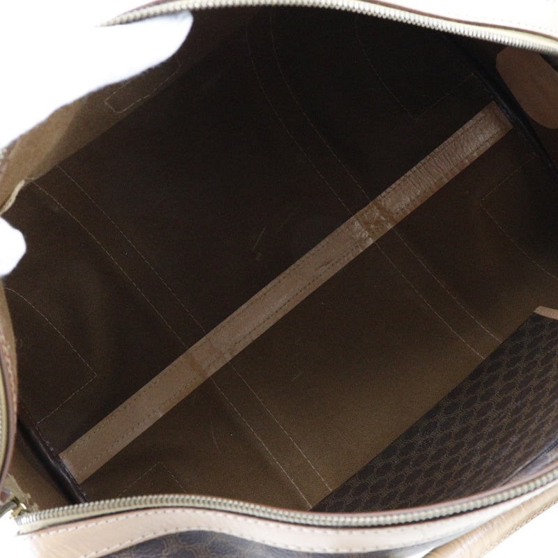 [Celine] Celine Macadam M14 PVC x Leather tea Unisex Boston bag
