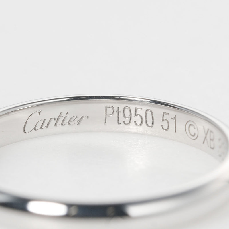 CARTIER】カルティエ 1895 ウェディング Pt950プラチナ 10号