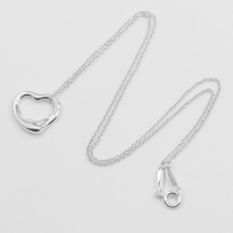 Tiffany & Co Peretti Sterling Open Heart Necklace | Purple Creek