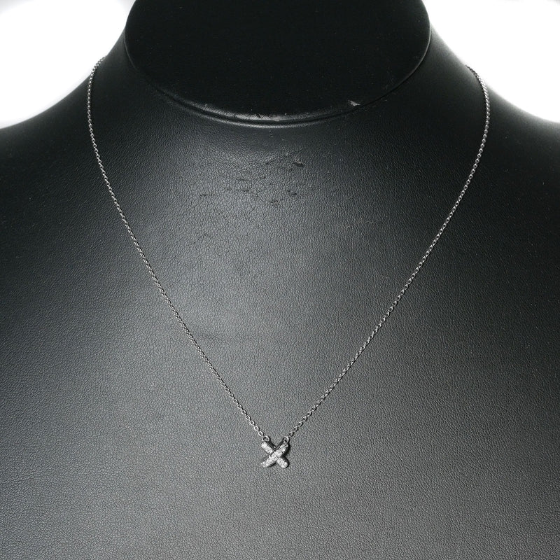 Tiffany and Co. Signature X Diamond Necklace – FabOn5th.com