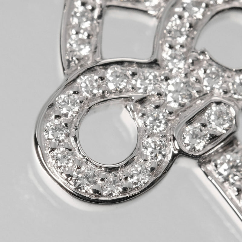 [TIFFANY&Co.] Tiffany Fleur Drisky Mini Length 24mm Pt950 Platinum x Diamond Ladies Pendant Top A+ Rank