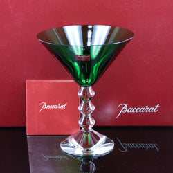 [Baccarat] Baccarat（Vega）Martini Glass Cocktail Glass 15cm Crystal Green _餐具级等级