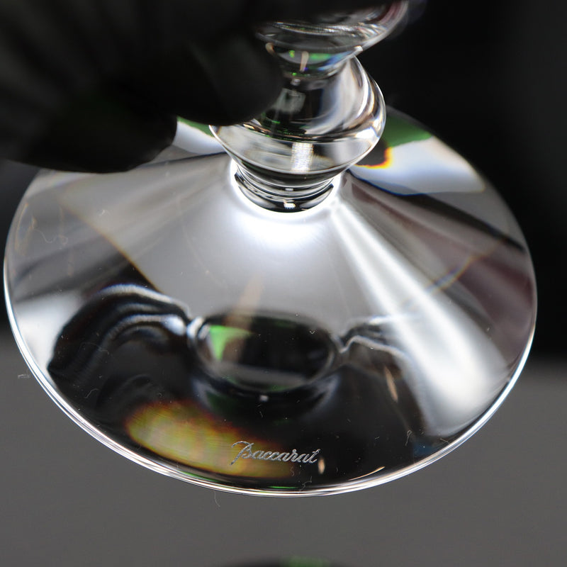 [BACCARAT] Baccarat (VEGA) Martini Glass Cocktail Glass 15cm Crystal Green _ Tableware S Rank