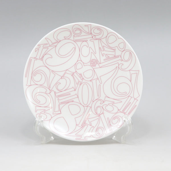 [Franck MULLER] Frank Muller novelty Goods Plate × 2 16cm Porcelain_ Tableware S Rank