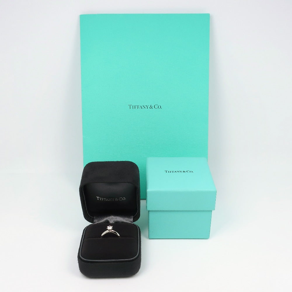 TIFFANY&Co.】ティファニー ソリティア Pt950プラチナ×ダイヤモンド
