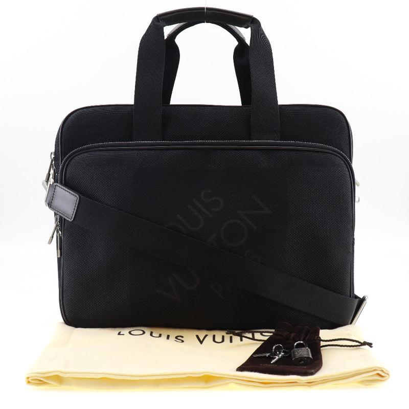 [Louis Vuitton] Louis Vuitton Associate GM N58034 Damiezian Canvas Noir Black DR2132 Bolsa de negocios para hombres A-Rank