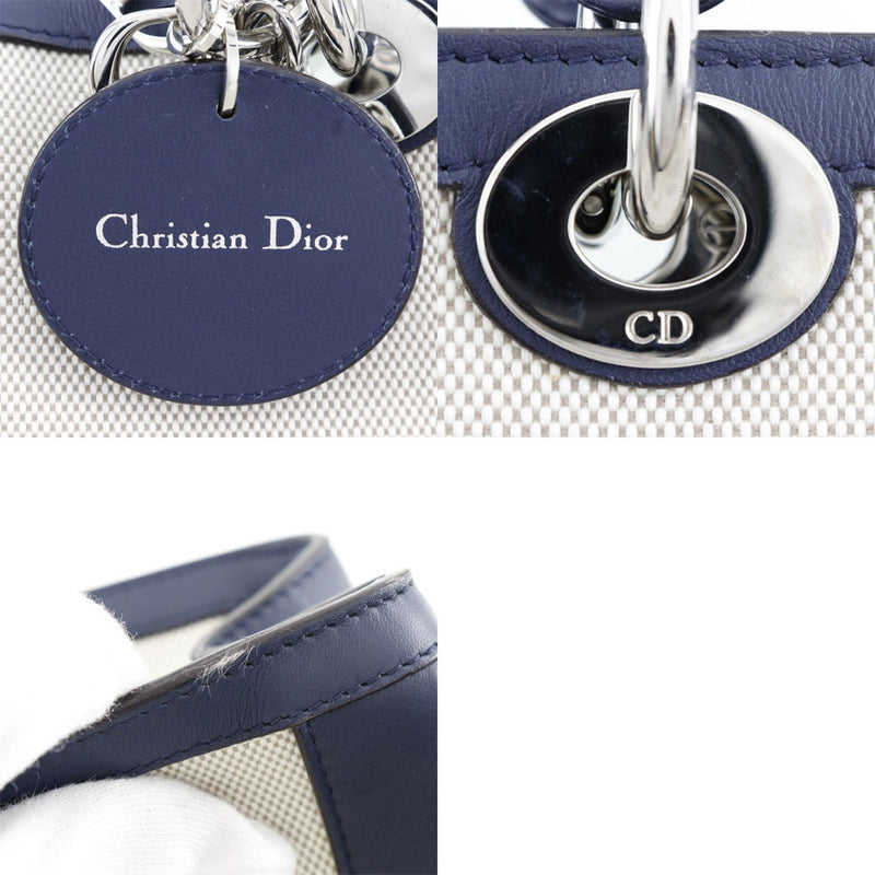 Dior】クリスチャンディオール 2WAYショルダー ディオリッシモ キャンバス×レザー グレー/ネイビー レディース ハンドバッグ Aラ –  KYOTO NISHIKINO