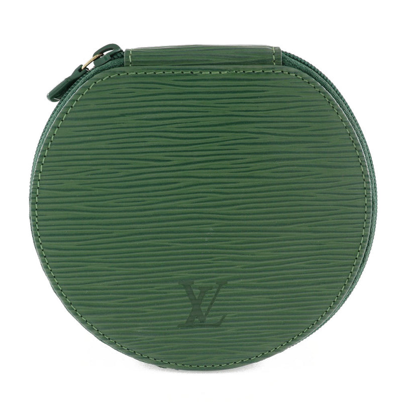 [Louis Vuitton] Louis Vuitton 
 Bolsa de eclan bijou 
 Estuche de joyería M48204 EPIRATHER BORNEO Green Green Sphusing Ecran Bijoux Ladies A-Rank