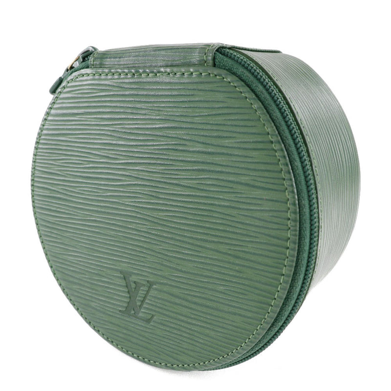 [Louis Vuitton] Louis Vuitton 
 Eclan Bijou Pouch 
 Jewelry Case M48204 Epireather Borneo Green Green Fastener ECRAN BIJOUX Ladies A-Rank
