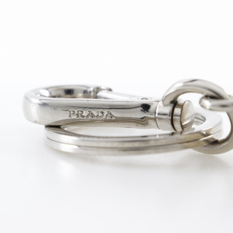 [Prada] Prada机器人Edward钥匙圈魅力1ara97金属X皮革多色钥匙扣