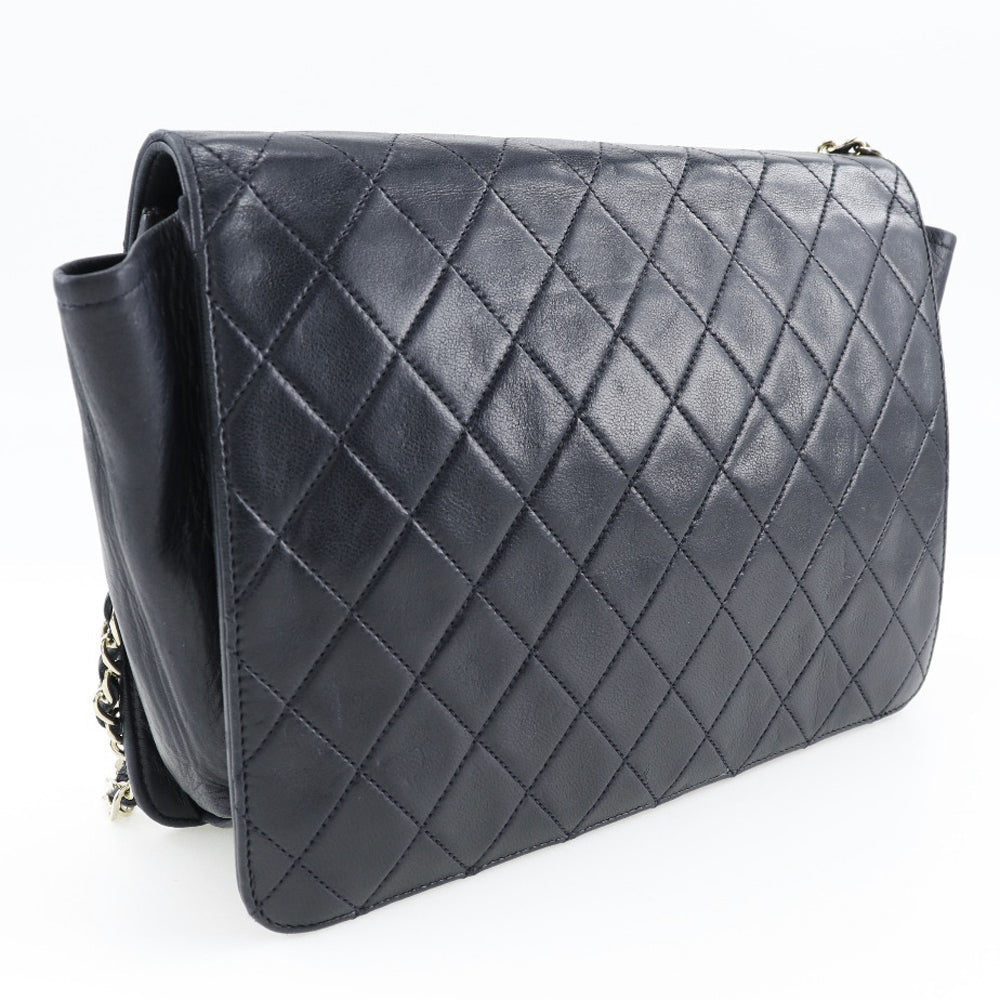 CHANEL】シャネル マトラッセ ショルダーバッグ ココマーク ラムスキン