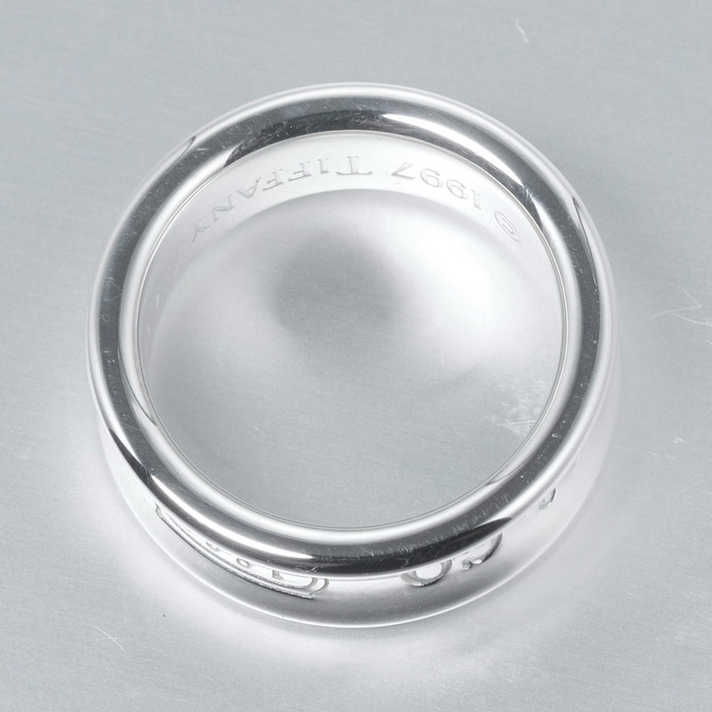 [TIFFANY & CO.] Tiffany 1837 Silver 925 10.5 Ladies Ring / Ring A Rank