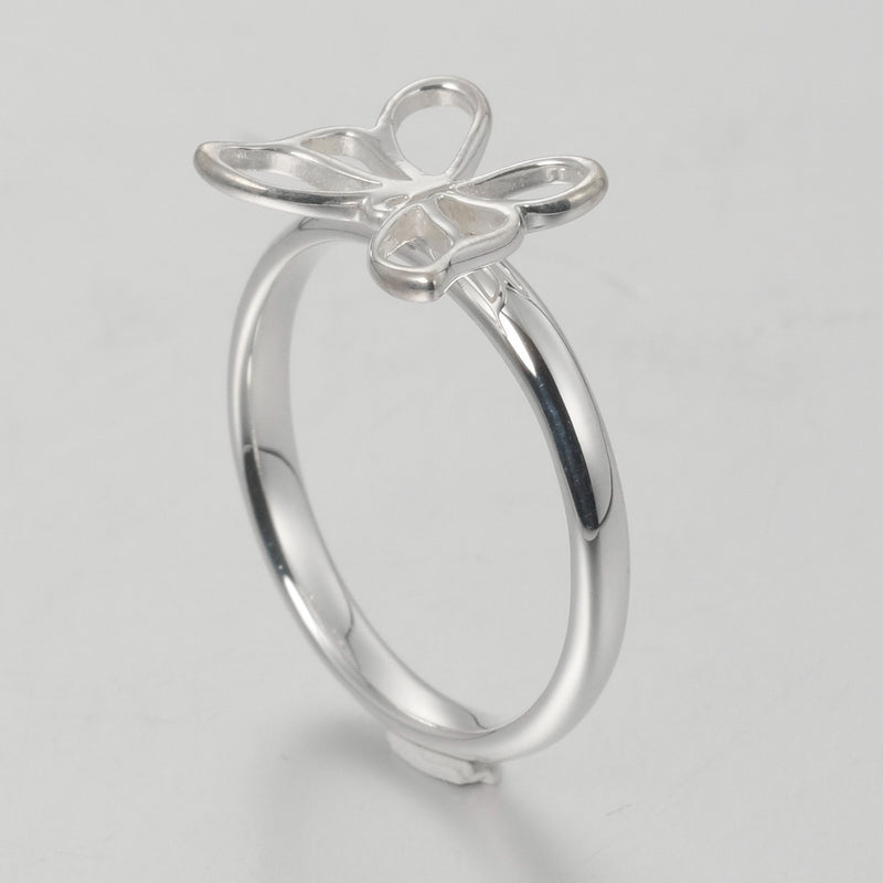 [TIFFANY & CO.] Tiffany Butterfly Silver 925 11 Ladies Ring / Ring A Rank