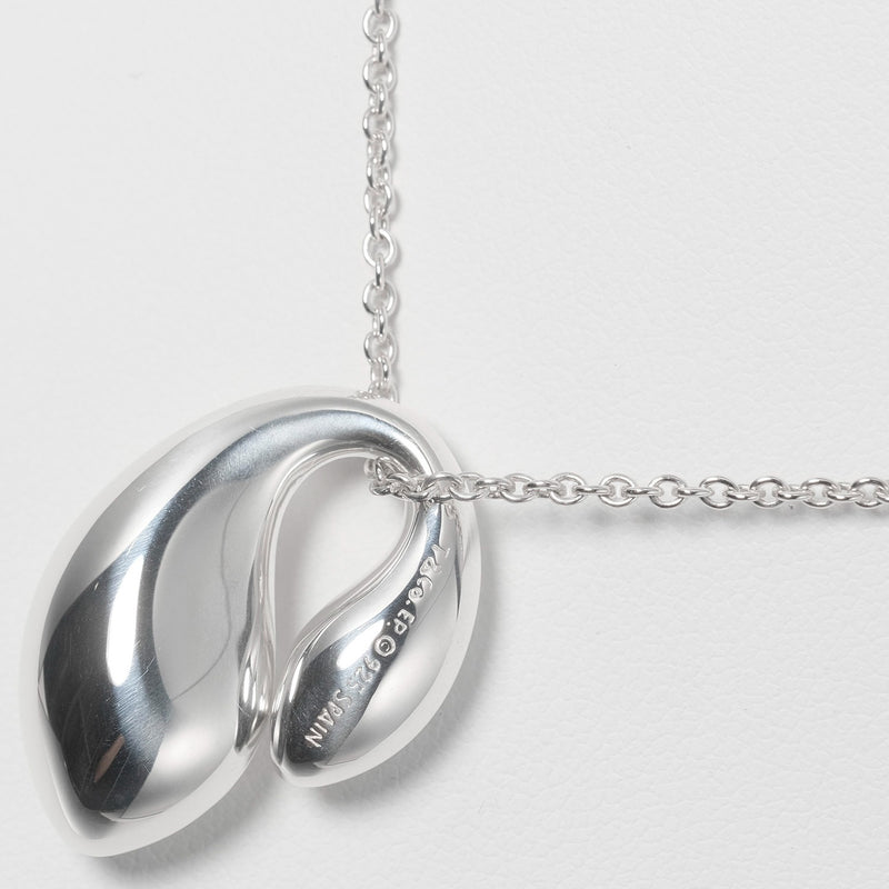 [TIFFANY & CO.] Tiffany Double Tear Drop Silver 925 Ladies Necklace A Rank