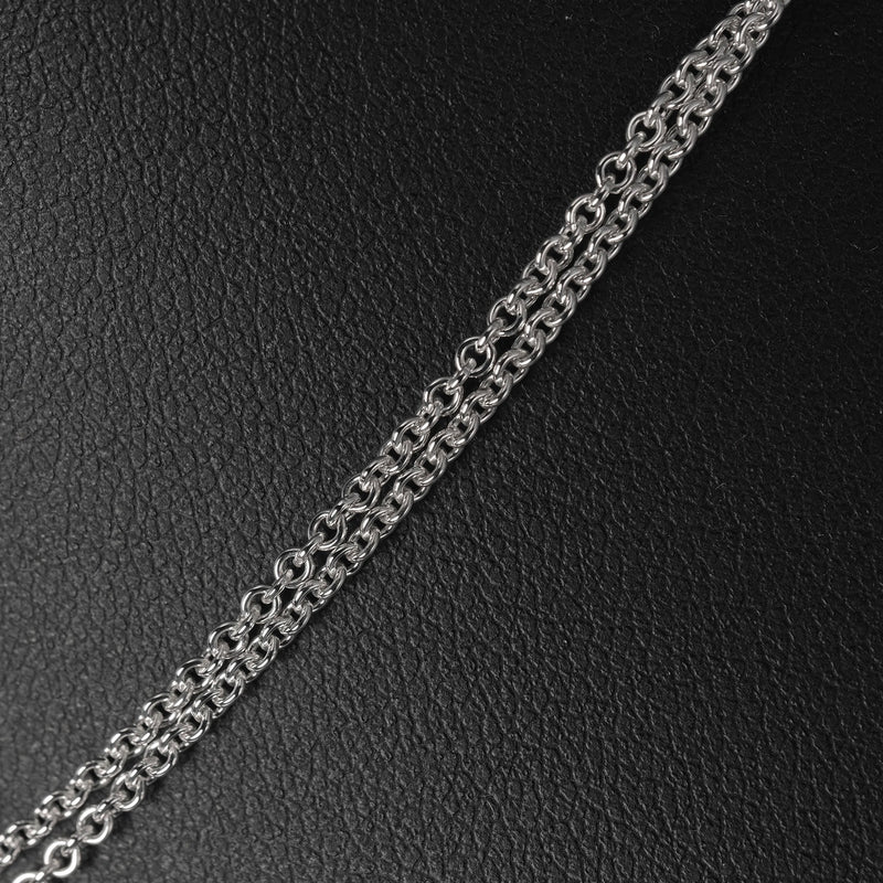 [Tiffany & co.] Tiffany Alphabet Lettre H Initial H 12.86g 76cm Chaîne Silver 925 Collier pour dames un rang