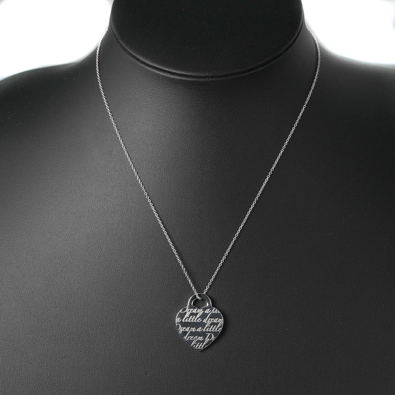 [TIFFANY & CO.] Tiffany Notes Heart Silver 925 Ladies Necklace A Rank