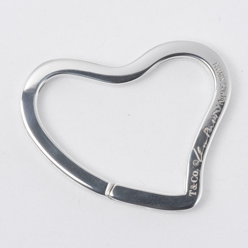[TIFFANY&Co.] Llavero Tiffany Open Heart Silver 925 para mujer Rango A