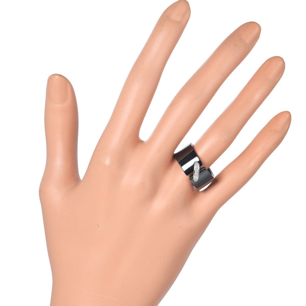 [Chaumet] Shomerian No. 13 Ring / Ring Ceramic X Diamond X K18WG Lian Ladies A+Rank