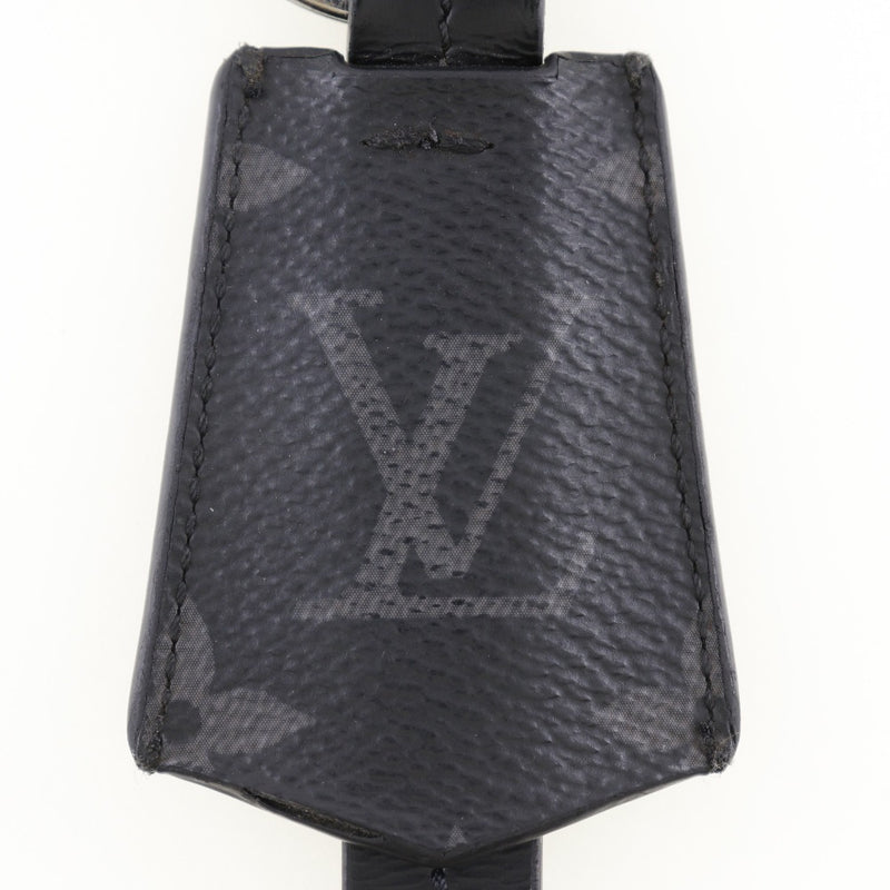 [Louis Vuitton]路易威登 
 Portcre Croshkle Klee链 
 键M63620×会标日食帆布黑色/银色硬件CX0240雕刻Porto Cloche Cloche Munisex B级