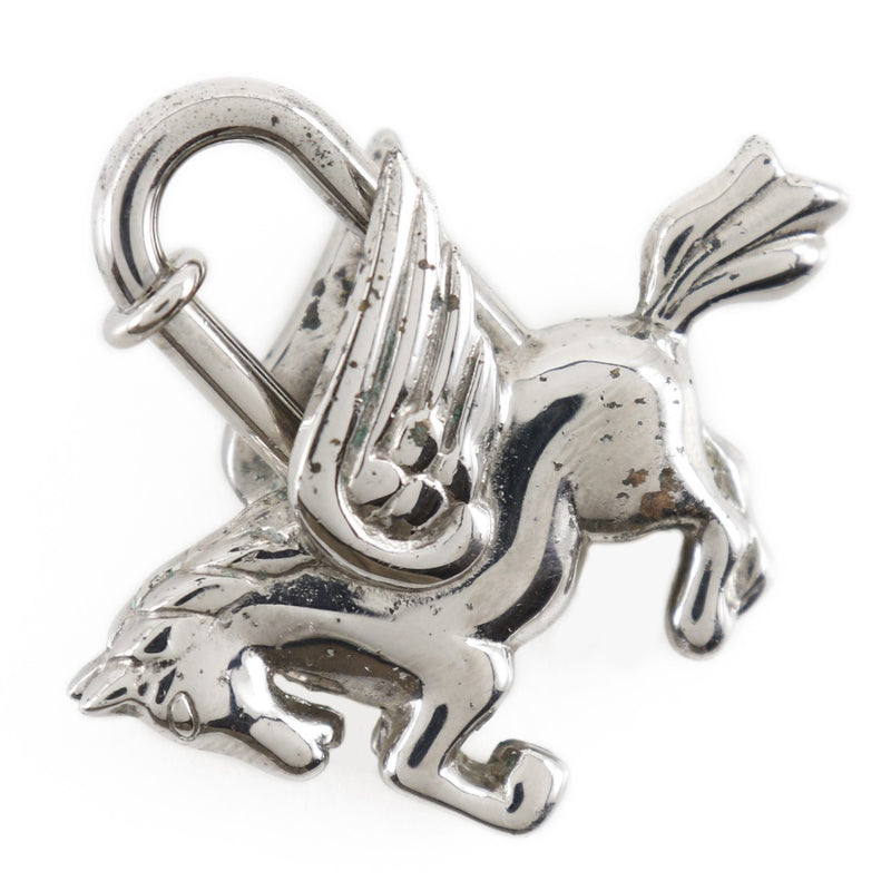 [HERMES] Llavero unisex Hermes Pegasus Metal Plata